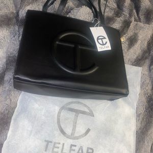 Black telfar bag